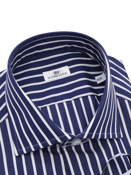 Sonrisa Blue and white striped shirt