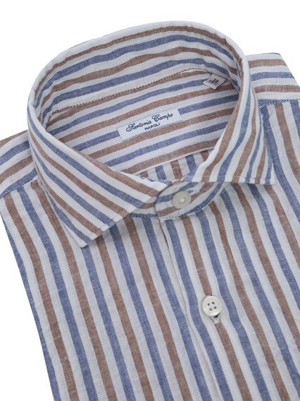 Sartoria Del Campo-Sonrisa Striped shirt