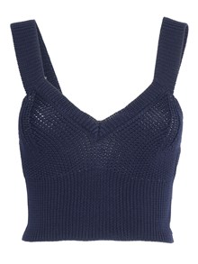 Ballantyne Perforated blue top