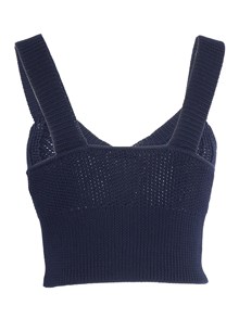 Ballantyne Perforated blue top