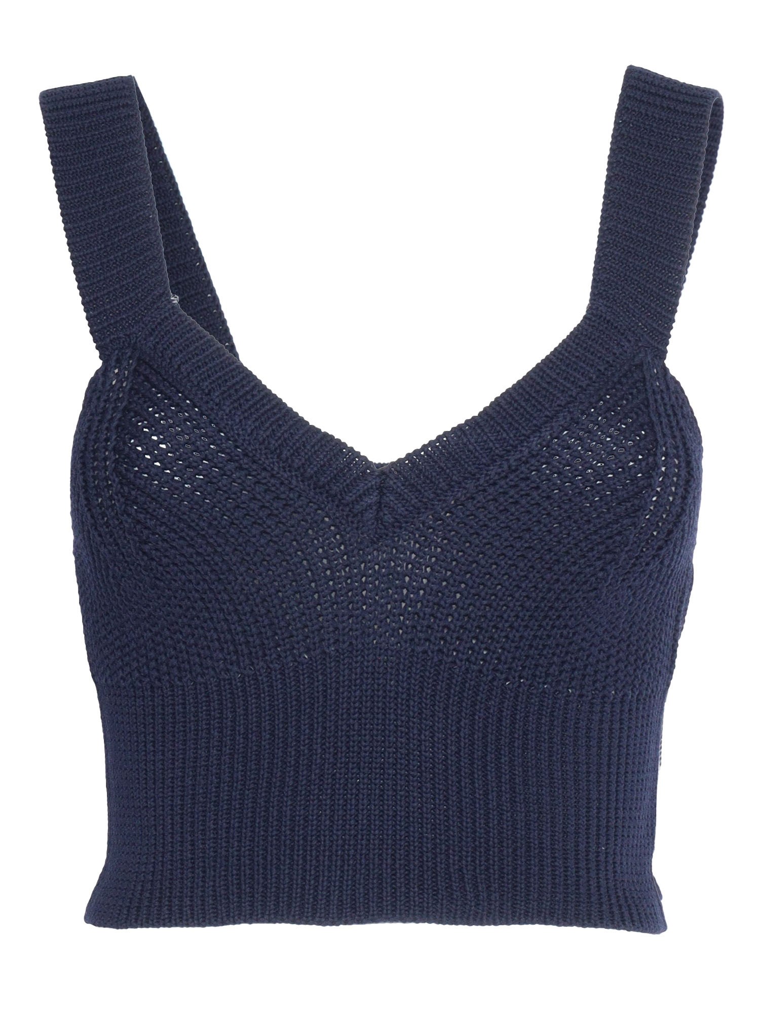 Ballantyne Perforated Blue Top
