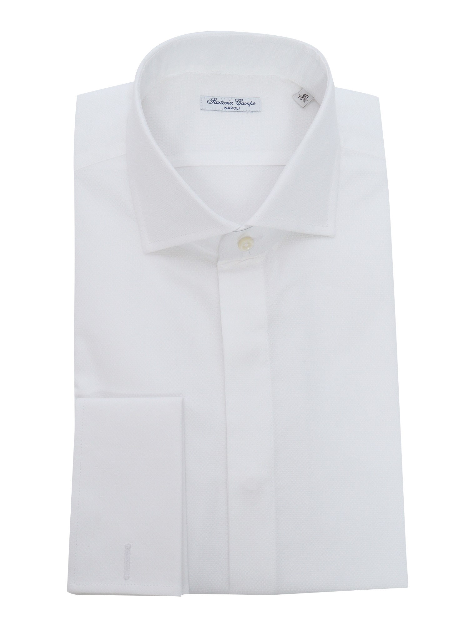 Sartoria Del Campo-sonrisa White Shirt In Multi