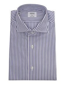 Mazzarelli Blue striped shirt