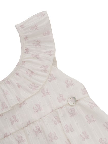 Paz Rodriguez White romper with prints