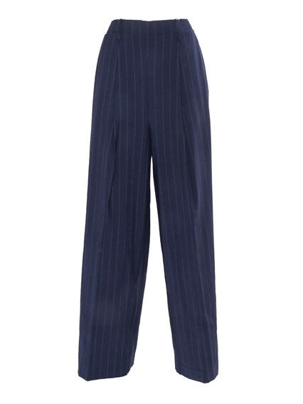 Ballantyne Loose-fit blu trousers