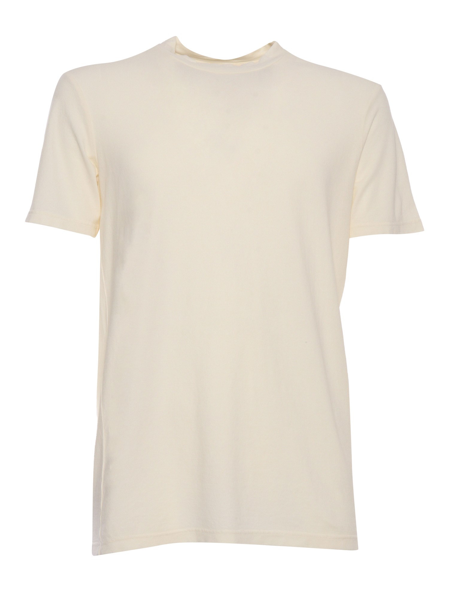 Shop Ballantyne Basic T-shirt In Beige