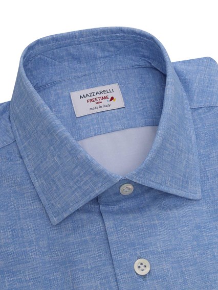 Mazzarelli Light blue shirt