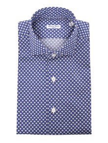 Sartoria Del Campo-Sonrisa Camicia blu a fiori