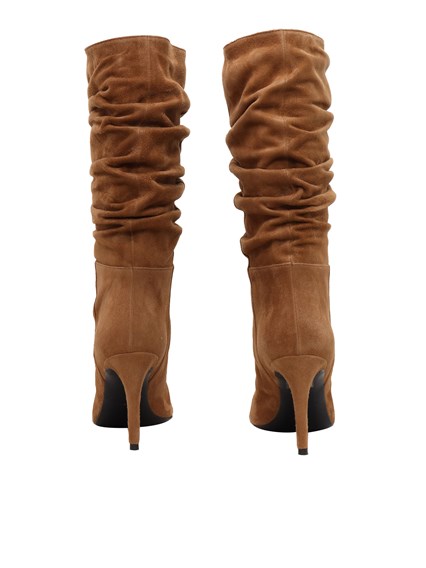 VIA ROMA 15 Curled brown boot
