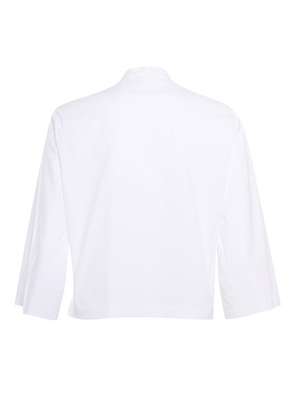 Mazzarelli White cropped shirt