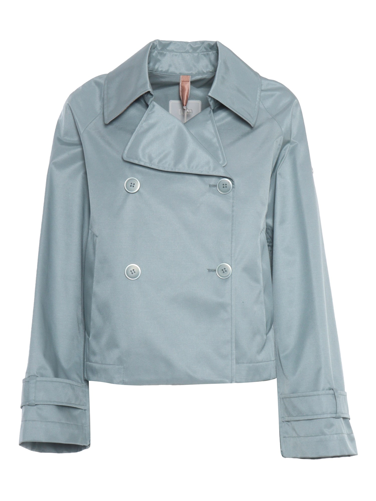Shop Duno Delia Double-breasted Jacket In Light Blue