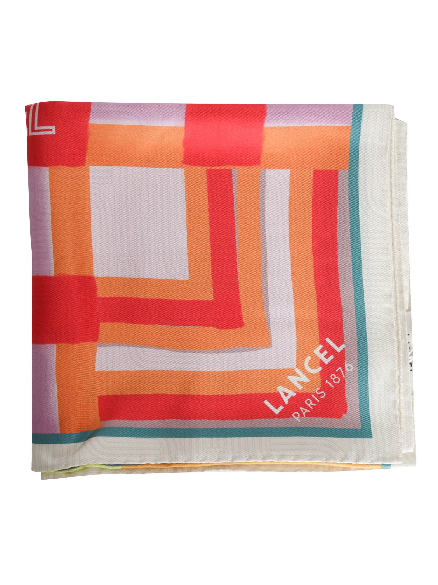 Shop Lancel Multicolor Silk Yoke