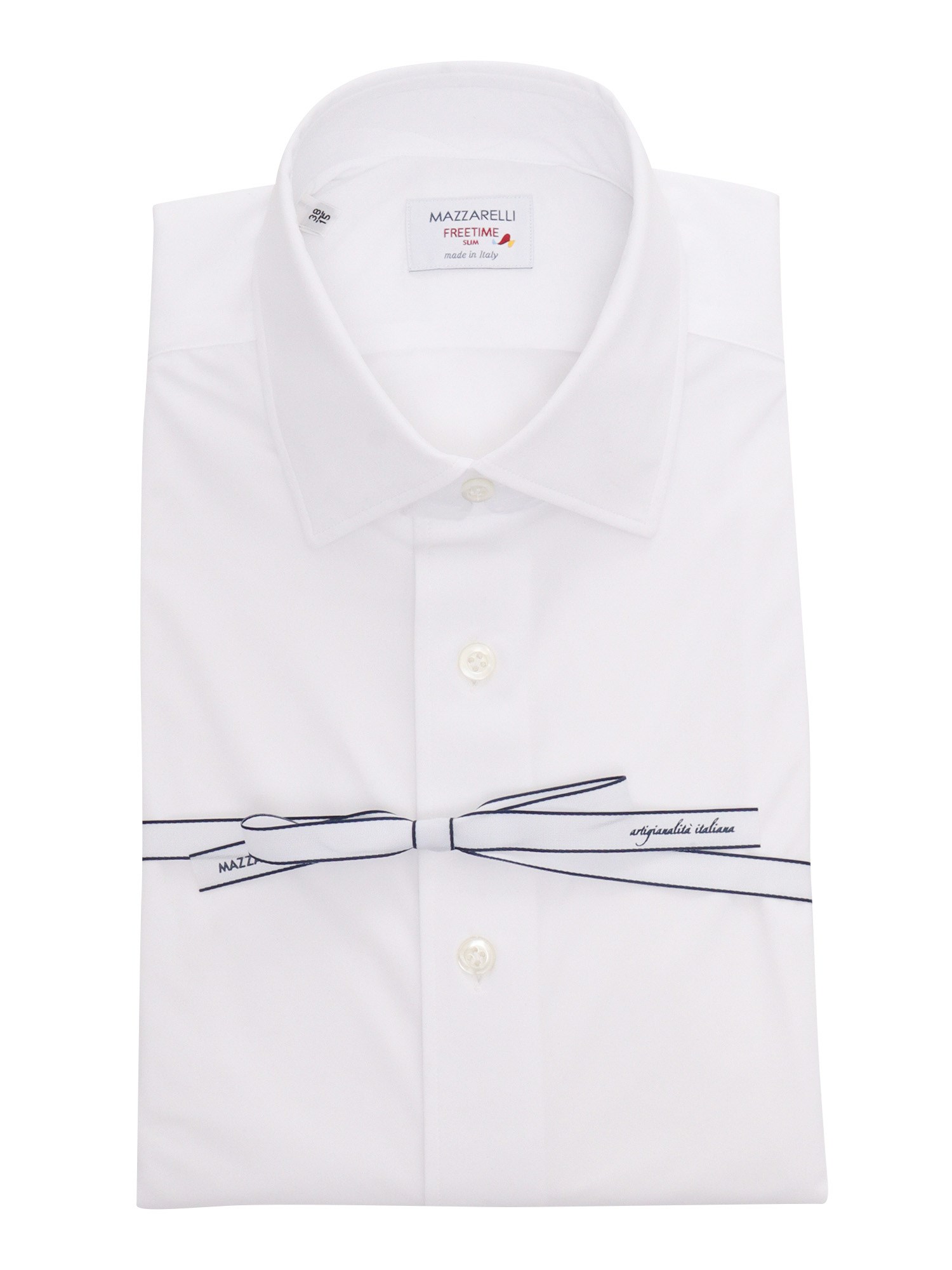 Shop Mazzarelli White Freetime Shirt