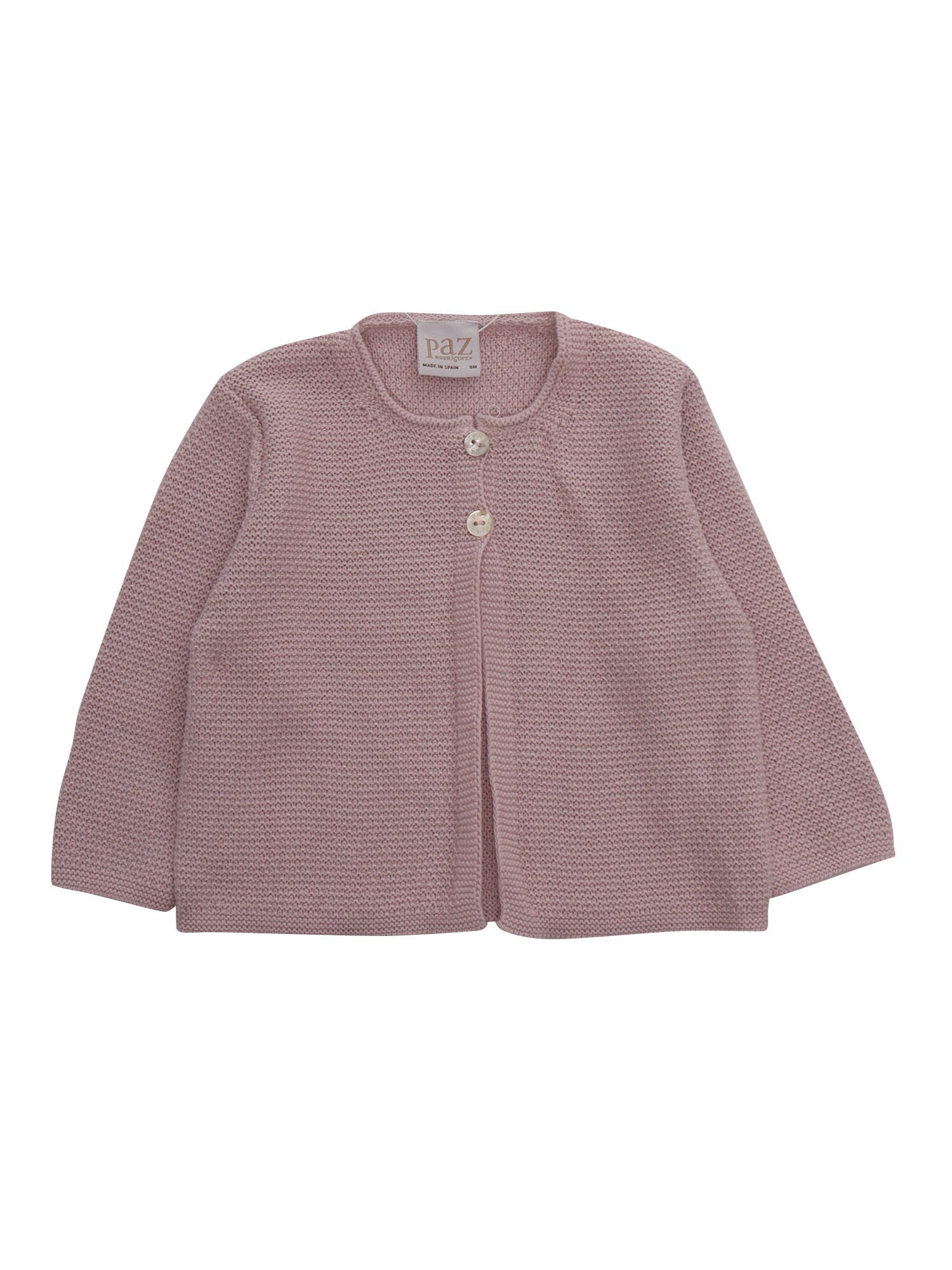 Paz Rodriguez Babies' Esencial Antique Pink Sweater
