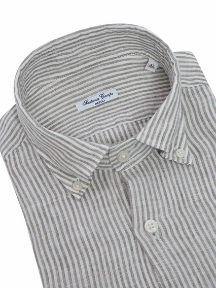 Sartoria Del Campo-Sonrisa Striped shirt