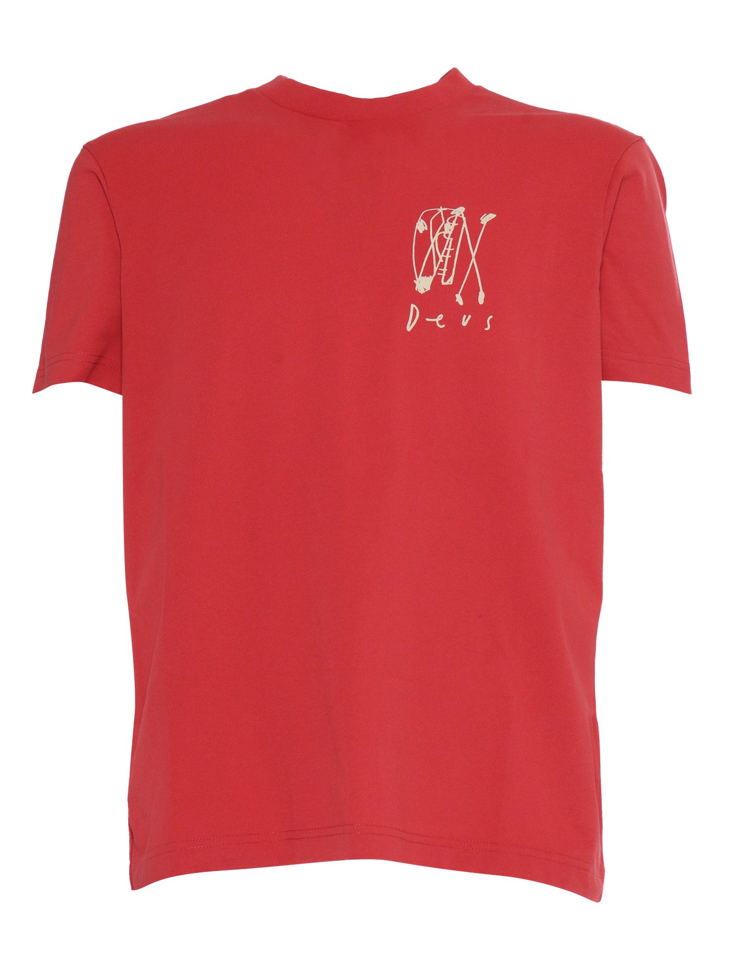 Deus Ex Machina Red Bobskull T-shirt