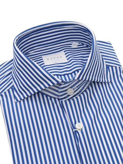 XACUS Blue striped shirt
