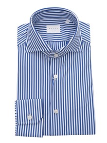 XACUS Camicia a righe blu