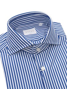 XACUS Camicia a righe blu