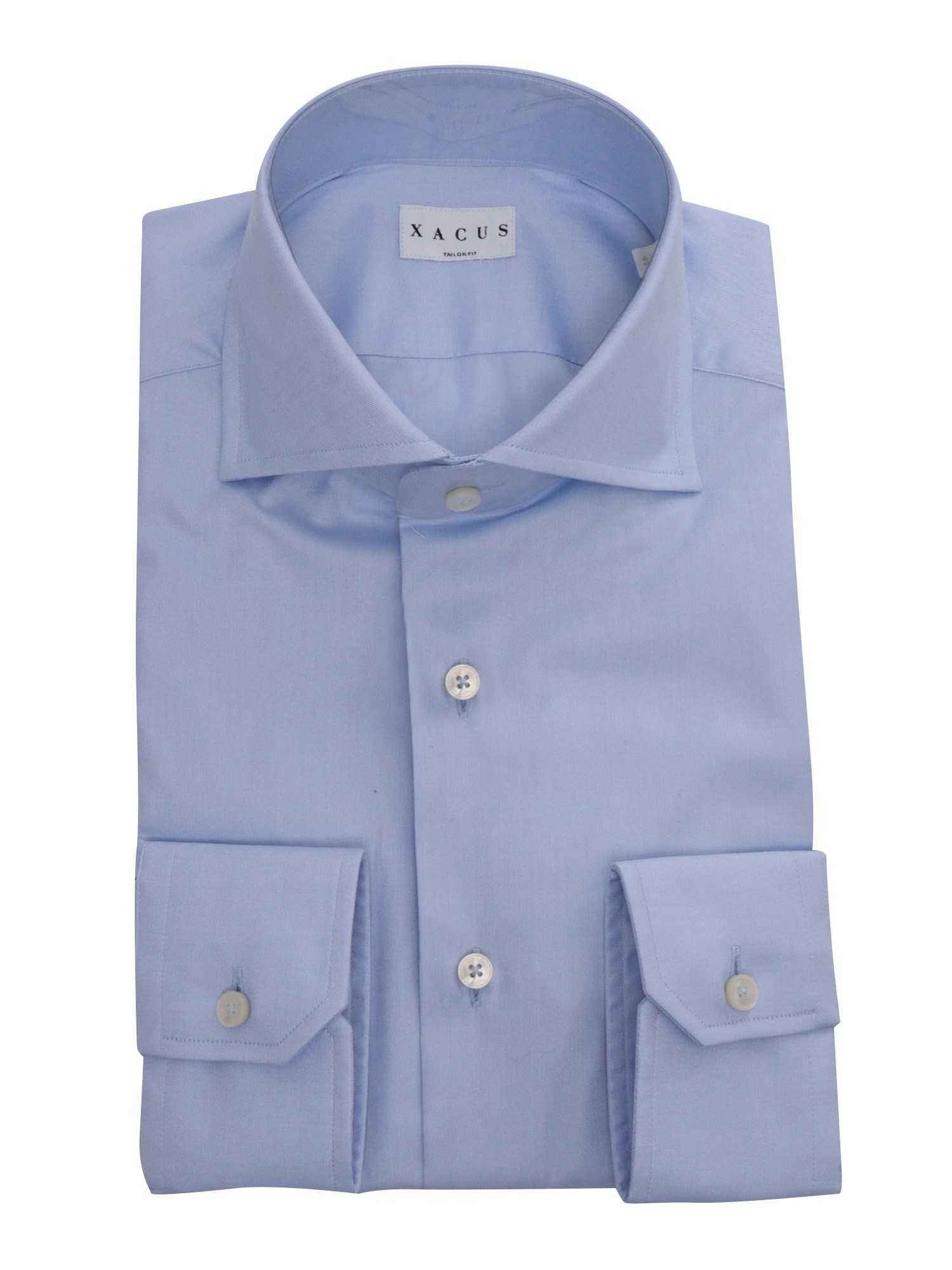 Xacus Light Blu Shirt With Pockets In Multi