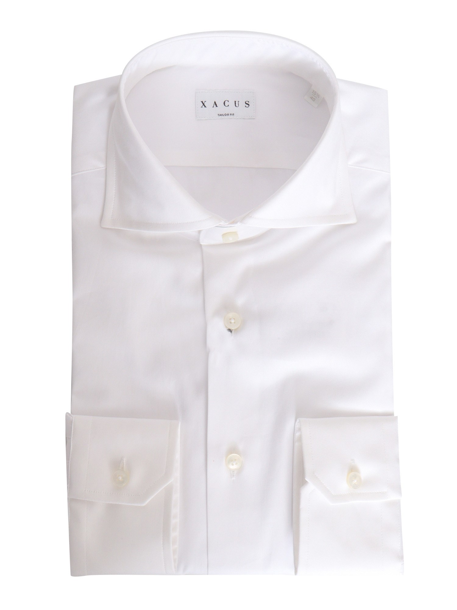 Xacus White Shirt With Pockets In Blue