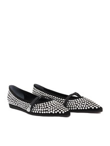 PREMIATA Pointed ballerina with studs