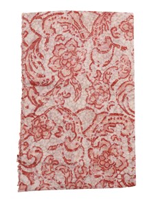Faliero Sarti Foulard con fantasia rossa