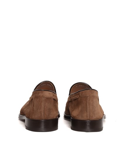 DOUCAL'S Brown leather loafer