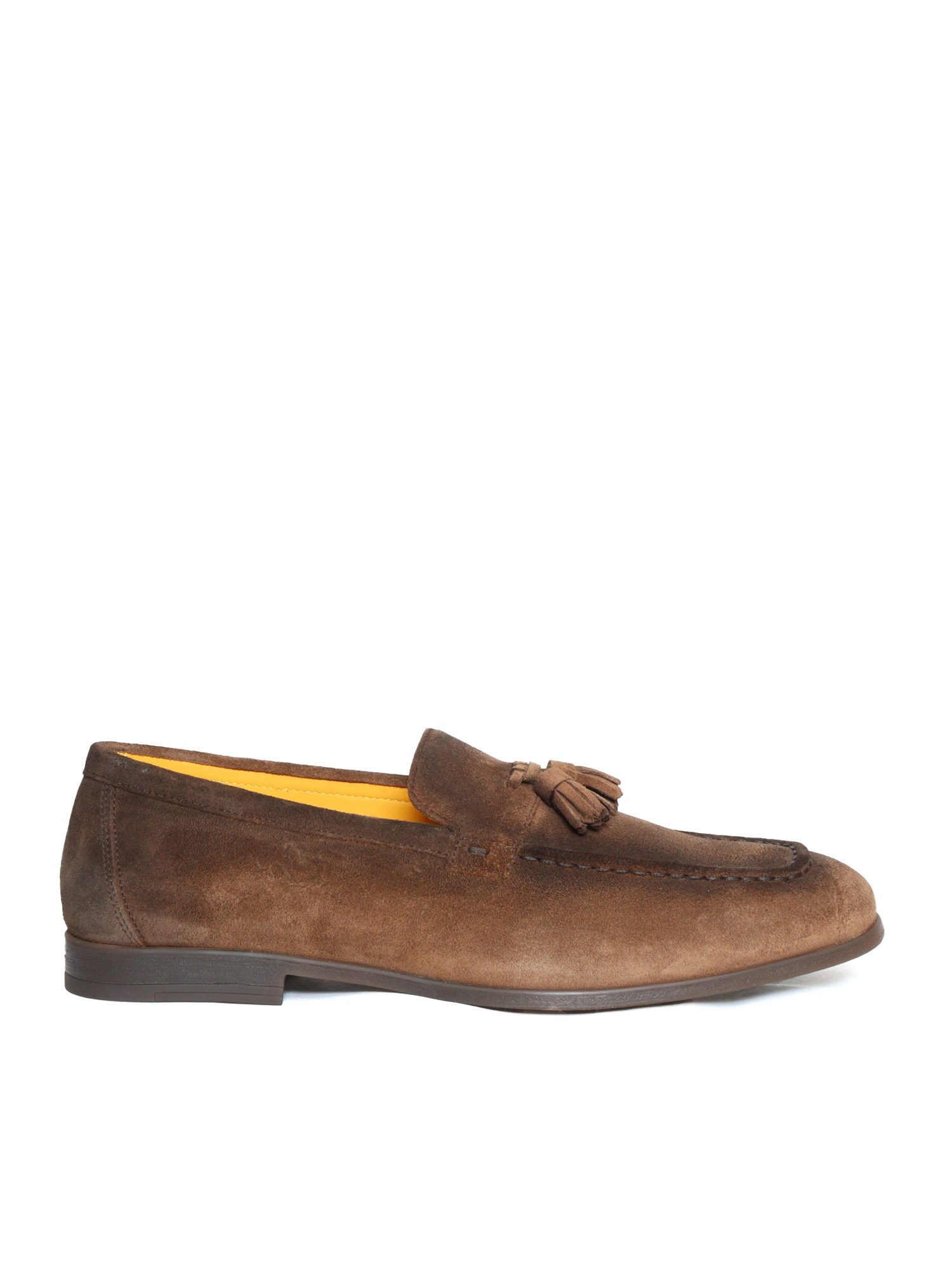 Doucal's Brown Suede Loafers