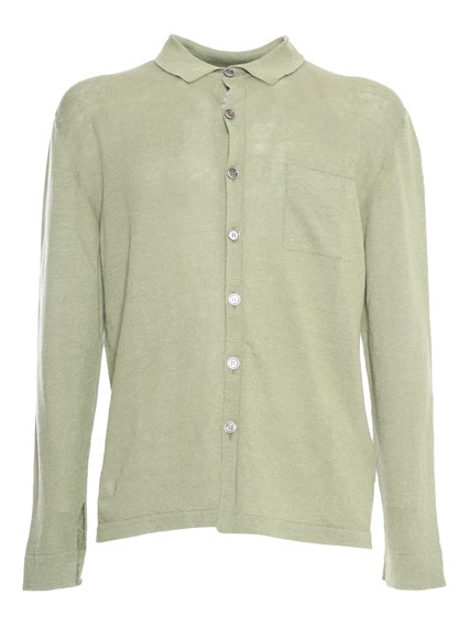 SETTE FILI CASHMERE Pistachio green shirt