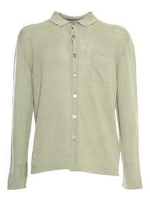 SETTE FILI CASHMERE Camicia verde pistacchio