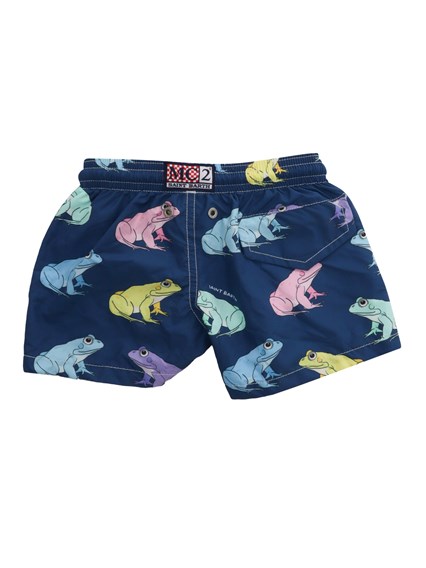 Mc2 Saint Barth Costume blu con fantasia