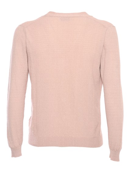 SETTE FILI CASHMERE Cardigan bouclè rosa