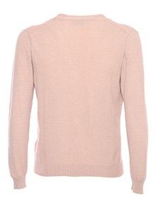 SETTE FILI CASHMERE Pink bouclé cardigan