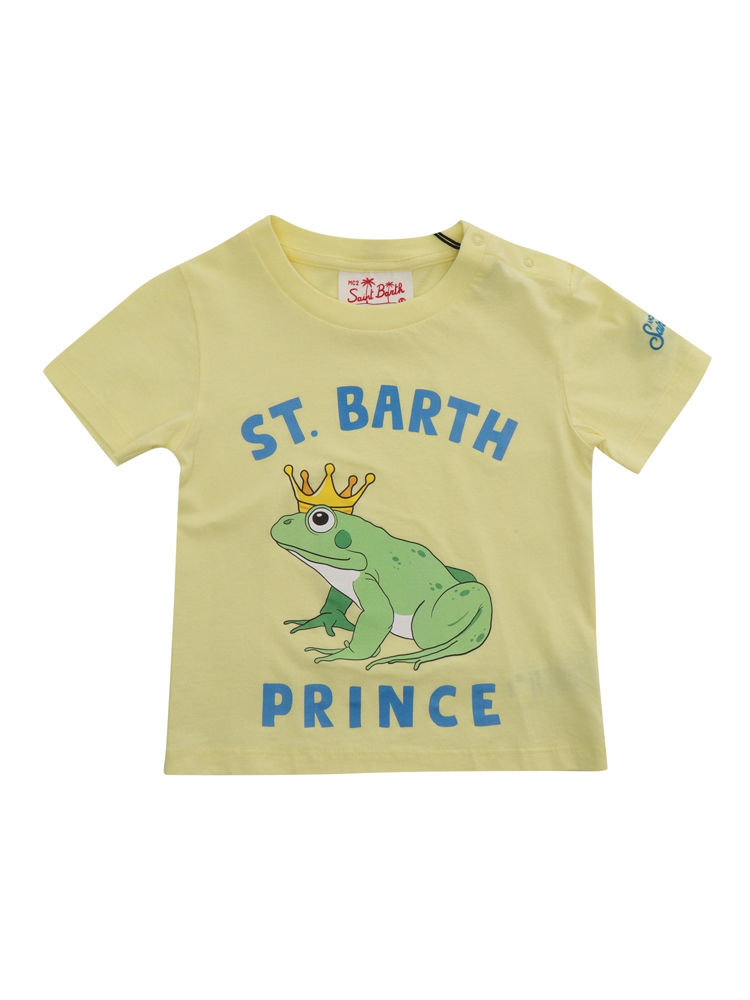 Mc2 Saint Barth Yellow Prince T-shirt In Green