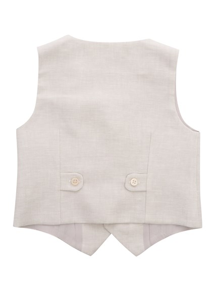 LA STUPENDERIA GILET CON POCHETTE