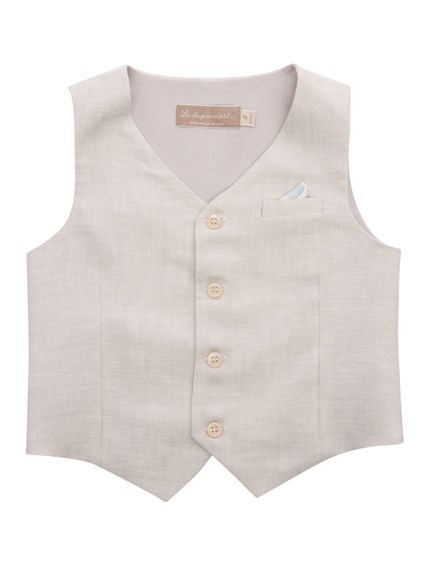 LA STUPENDERIA GILET CON POCHETTE