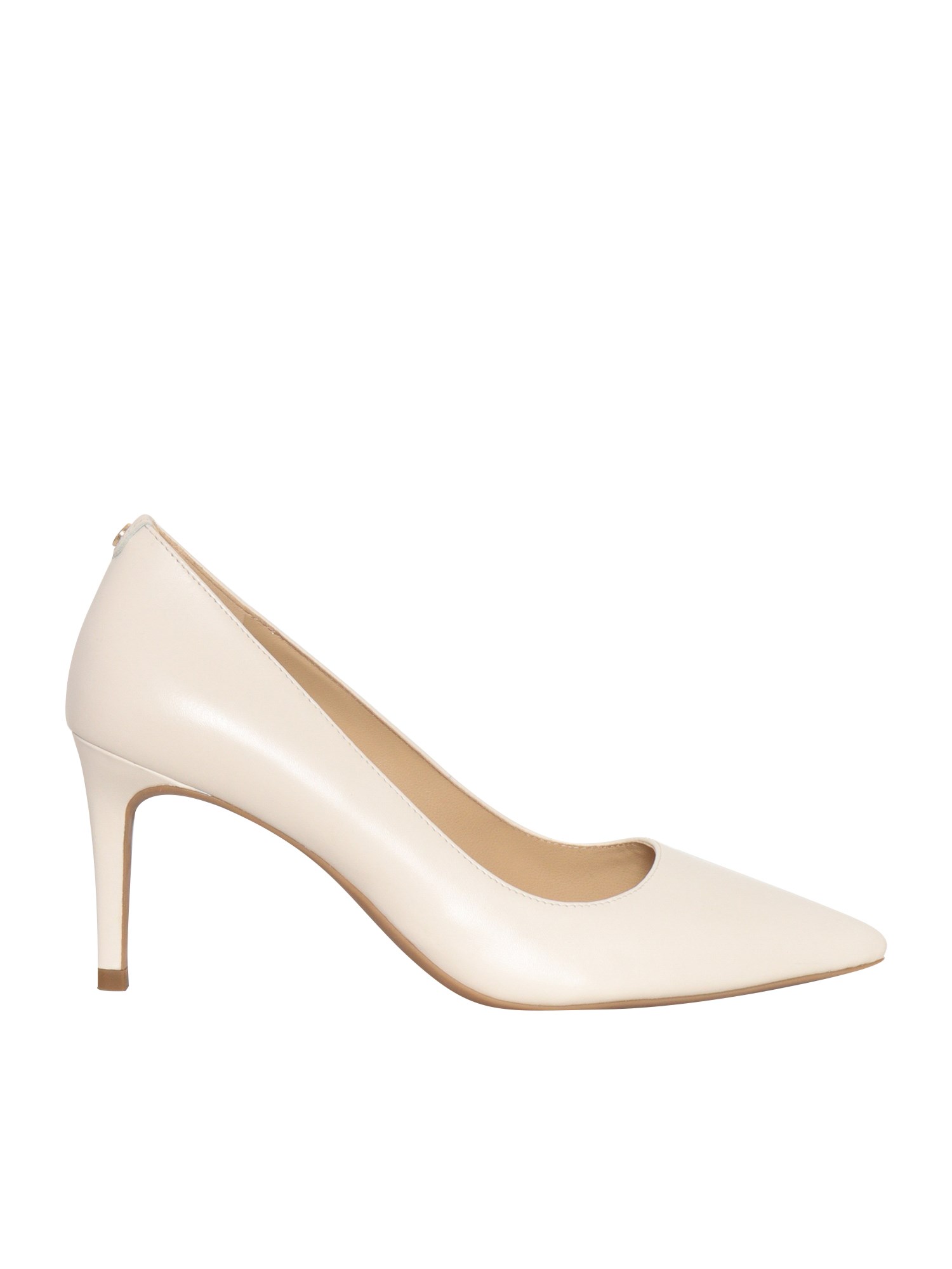 Michael Kors White Patent Alina Patent Flex Pump Heels In White