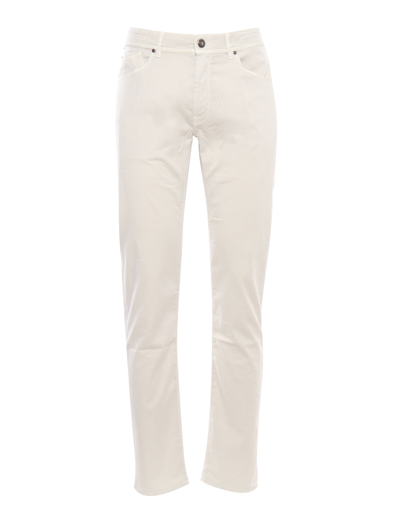 Barmas Cream Trousers In White