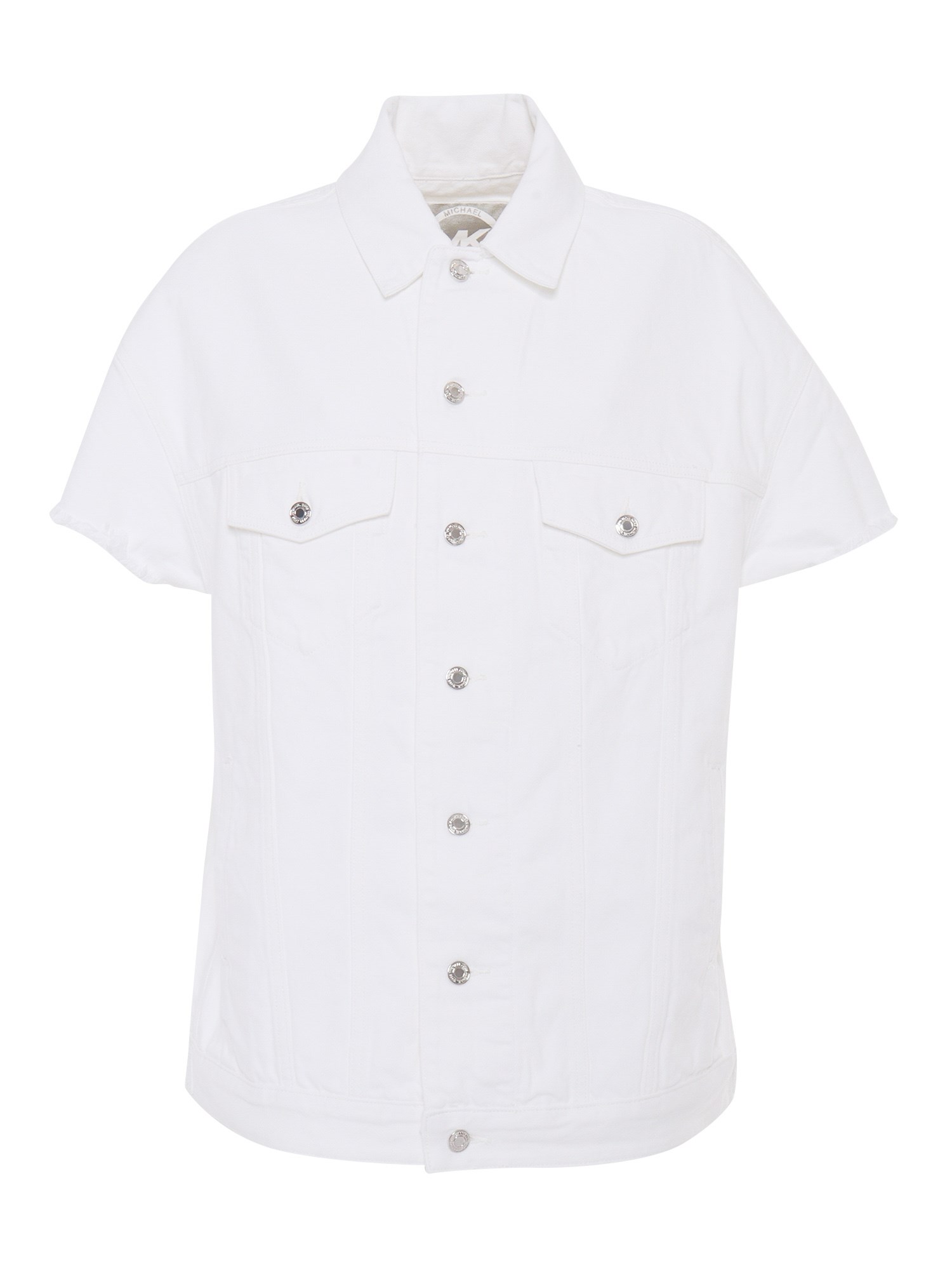 Shop Michael Kors White Women's Denim Jacket