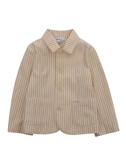Emporio Armani Beige striped jacket
