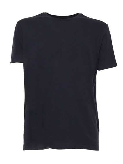 Filatures Du Lion Blue cotton t-shirt