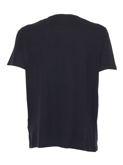 Filatures Du Lion Blue cotton t-shirt