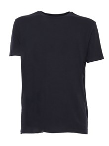 Filatures Du Lion Blue cotton t-shirt