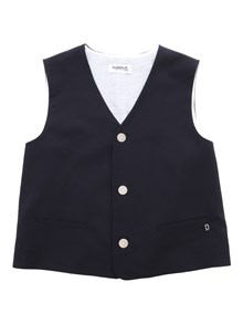 DONDUP KIDS Blue waistcoat