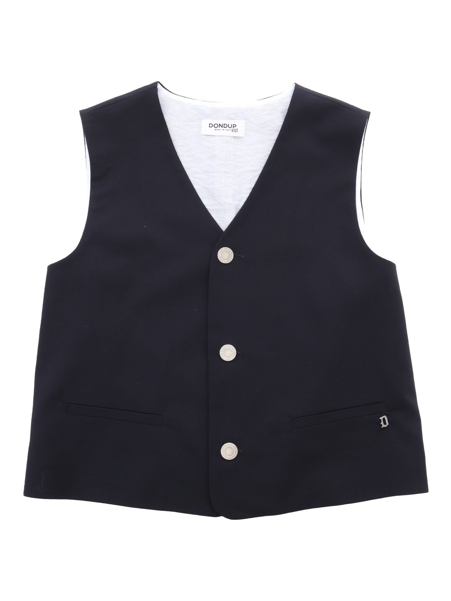 Shop Dondup Blue Waistcoat