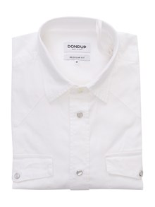 Dondup White shirt with pocket