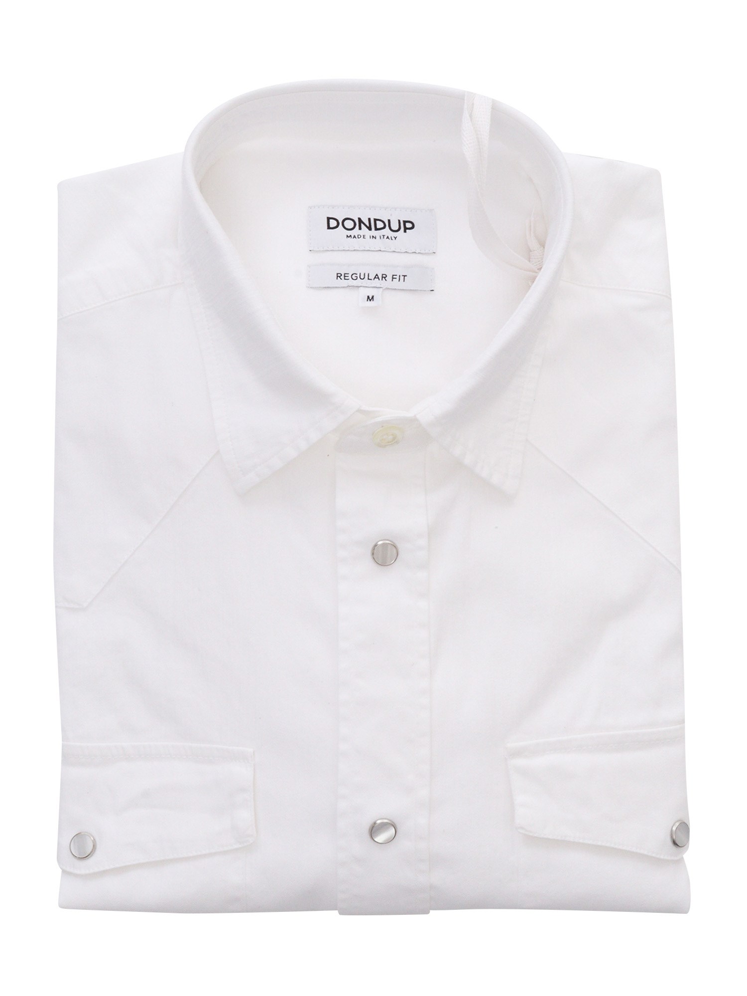 Shop Dondup White Shirt With Pocket