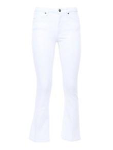 Dondup White flared jeans