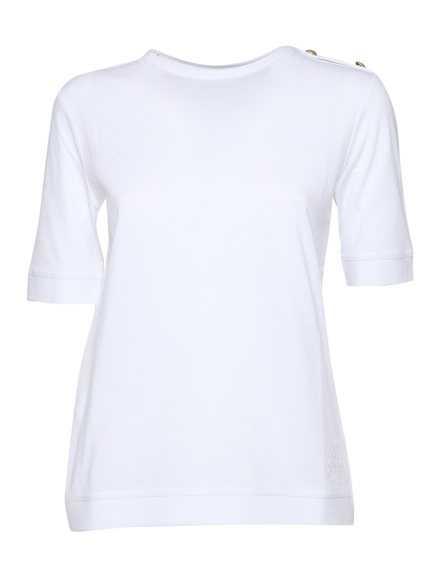 Fay White Crew-neck T-shirt In White